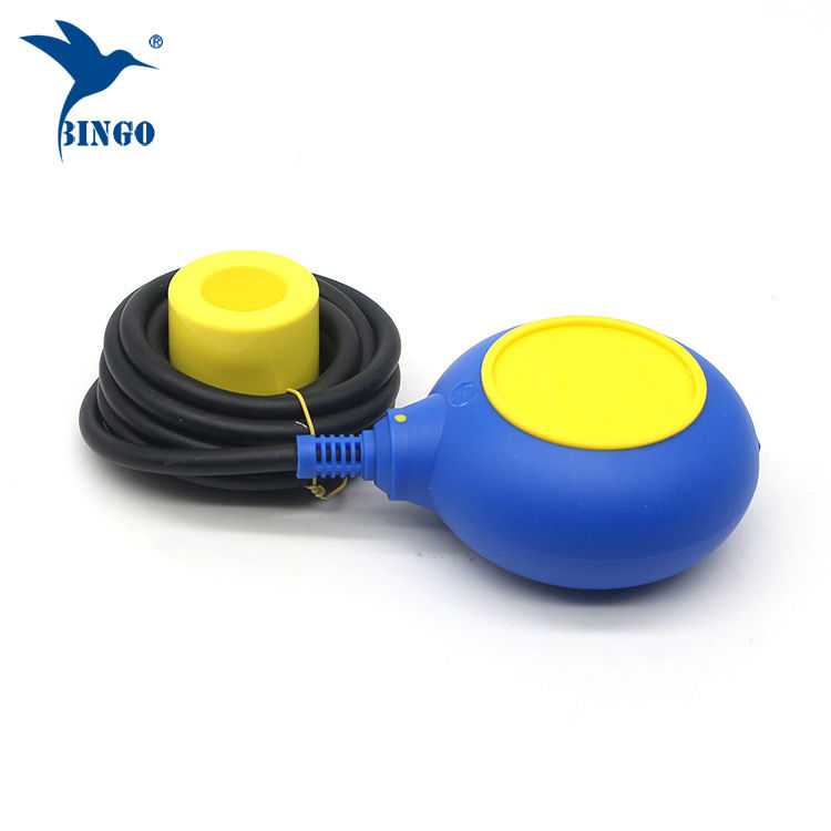 Regulator poziomu MAC 3 w żółto-niebieskim kolorze przełącznika pływakowego